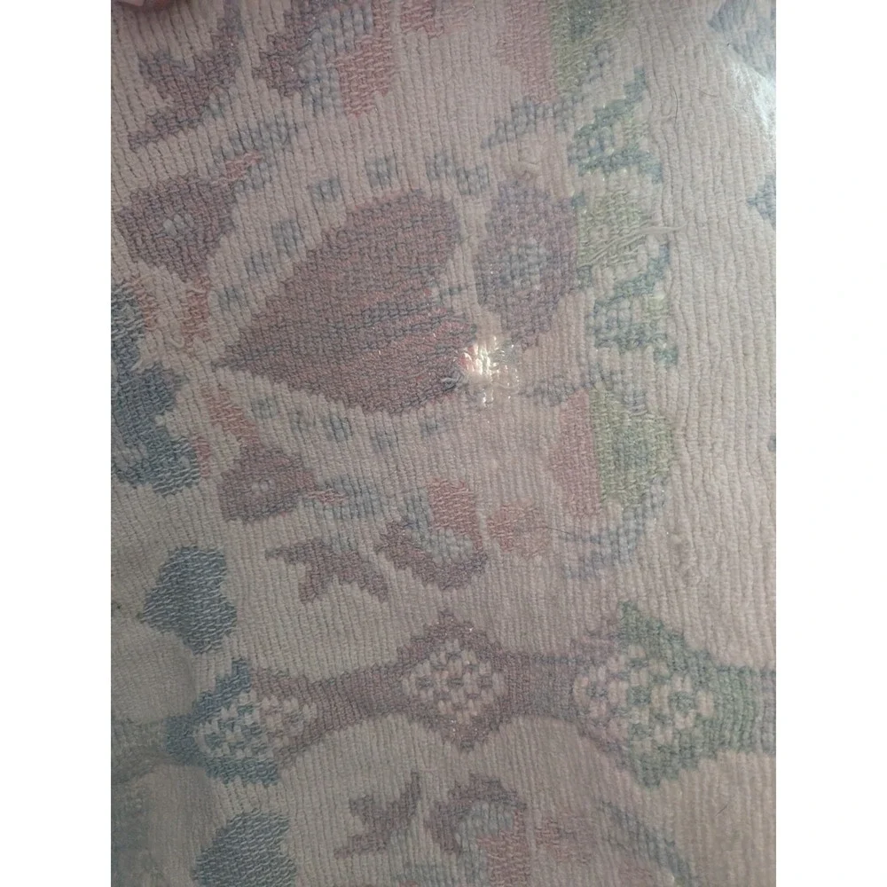 Vintage Cottagecore Nursery Throw Pastel Heart Decor Tapestry Throw Rug Pink